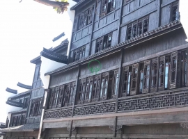 瀏陽(yáng)防腐木門(mén)頭；裝飾-湖南防腐木廠家