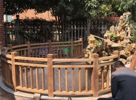 棧道平臺(tái)；圍欄-湖南防腐木批發(fā)